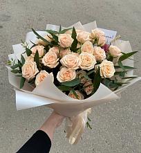 Букет Кремовые розы Латте в Ардоне