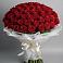 Букет 101 Красная роза Блэк Мэджик в Ардоне
