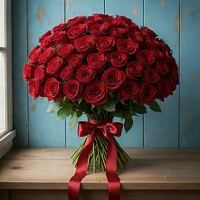 Букет Красные розы Блэк Меджик в Ардоне