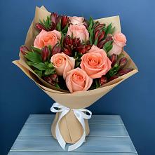 Букет цветов из:  Розы и Альстромерии в Ардоне