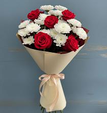 Букет цветов из:  Розы и Хризантемы в Ардоне
