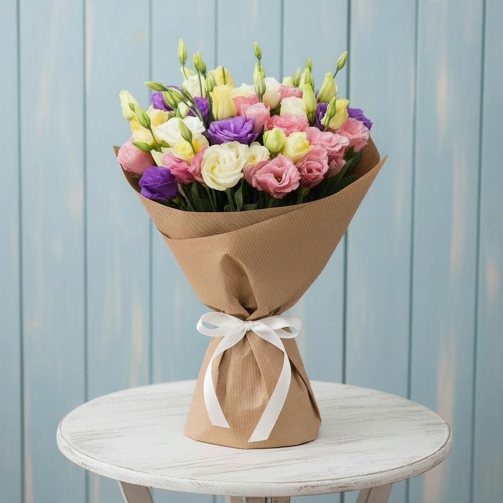 Букет цветов из: Лизиантусы в Ардоне