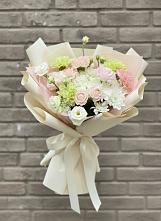 Букет цветов из:  Гвоздики, Розы, Лизиантусы и Хризантемы #REPLACE_PRED# Ардоне