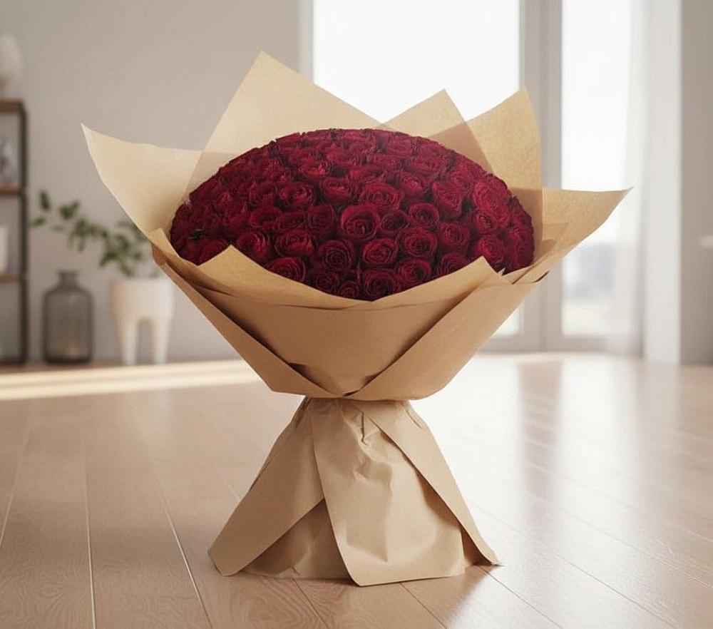 Букет 101 Красная роза в Ардоне