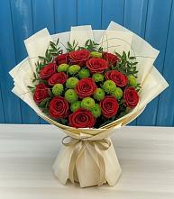 Букет цветов из:  Розы и Хризантемы в Ардоне