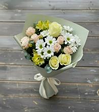 Букет цветов из:  Альстромерии, Розы и Хризантемы в Ардоне