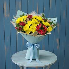 Букет цветов из:  Альстромерии и Хризантемы в Ардоне
