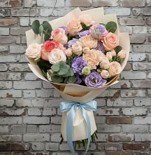 Букет цветов из:  Розы, Лизиантусы и Гвоздики #REPLACE_PRED# Ардоне
